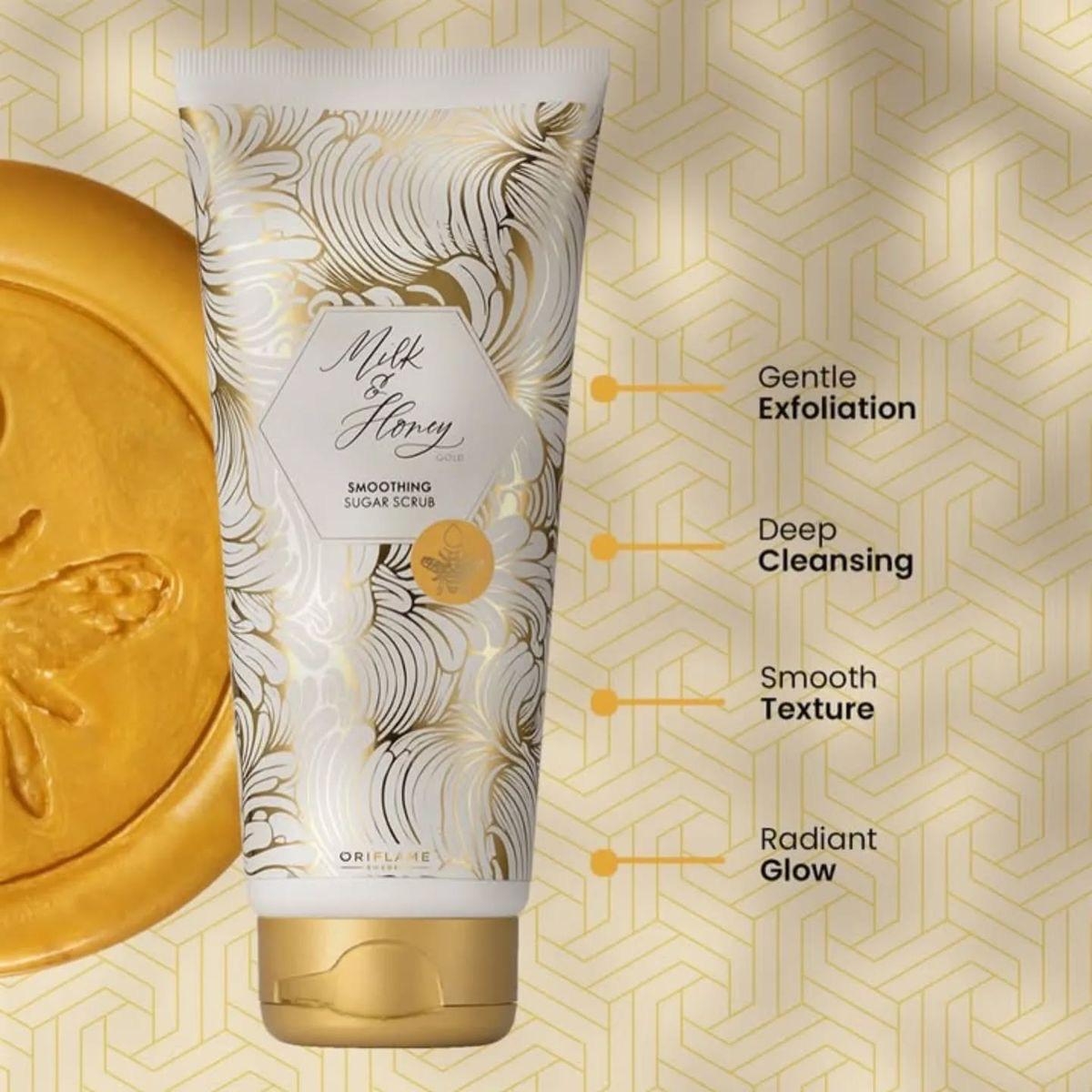 oriflame milk honey scrub