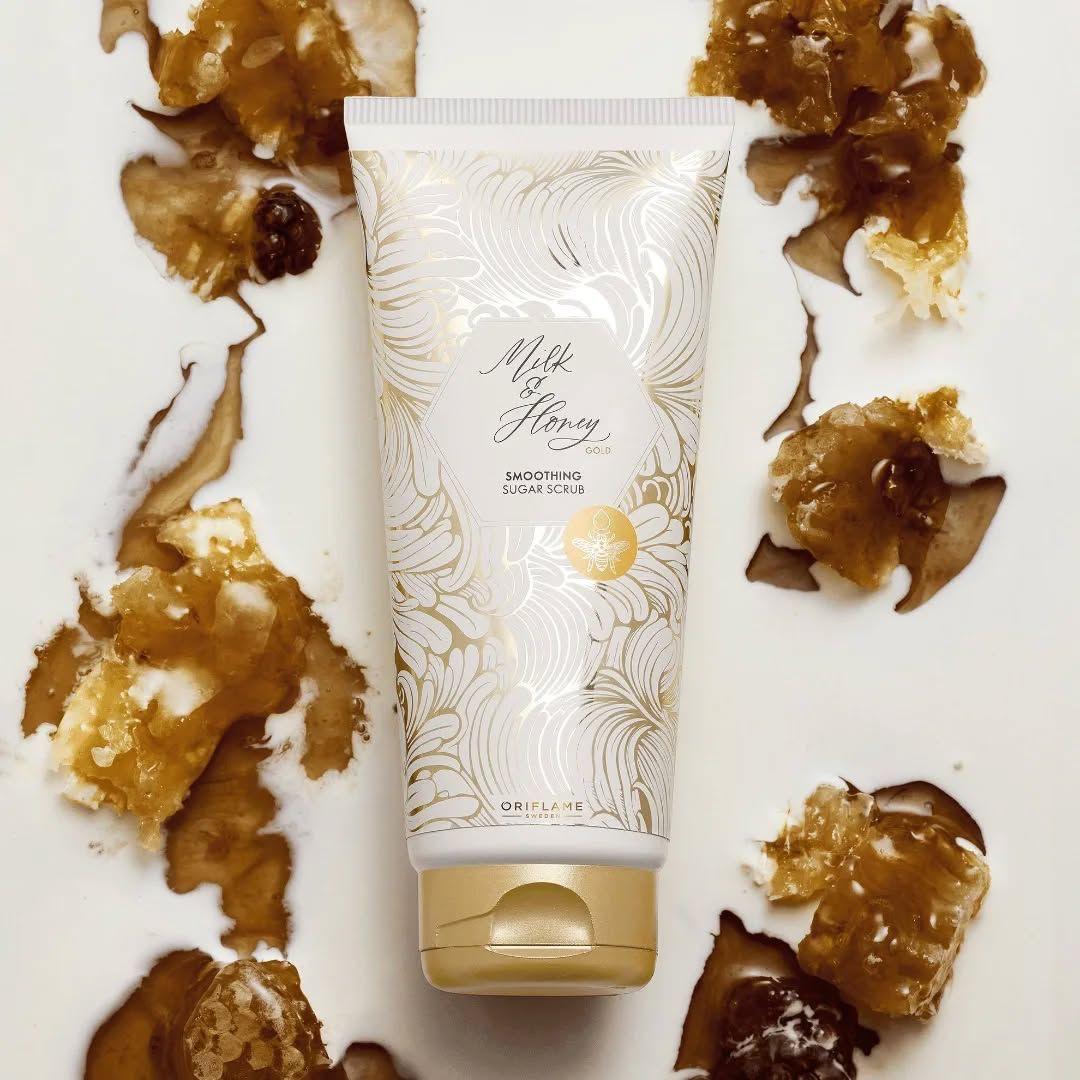 oriflame milk honey scrub